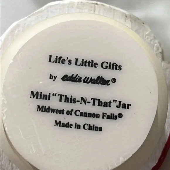 Eddie‎ Walker Apothecary Jar Set Angel Snowman Santa Midwest Cannon Falls - Picture 14 of 16